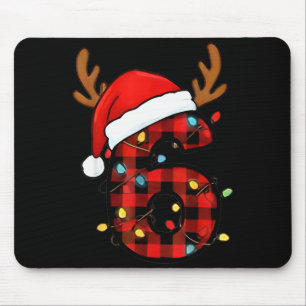 Tapis De Souris Costume de Noël Hommes Femmes Numéro 6 Corresponda