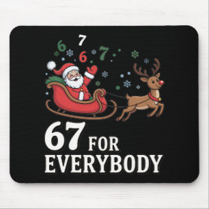 Tapis De Souris Costume de Noël pour tout le monde 67 Six Sept Xma