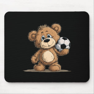 Tapis De Souris Costume de nounours foot cool pour les amateurs de