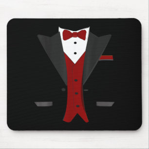 Tapis De Souris Costume de smoking d'Halloween - Mariage drôle
