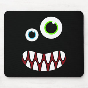 Tapis De Souris Costume de visage de monstre soyeux amusant Annive