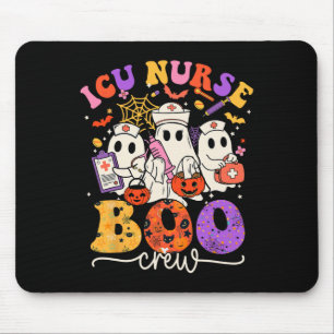 Tapis De Souris Costume d'équipage Boo Drôle Nourriture Fantôme Ha