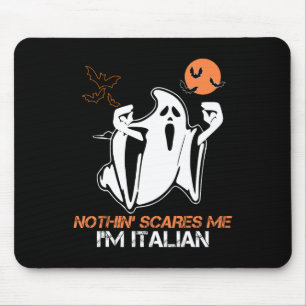 Tapis De Souris Costume d'Halloween Fantôme Italien Fais-moi Peur