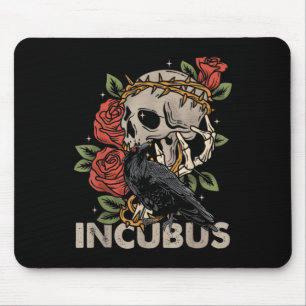Tapis De Souris Costume d'Halloween Incubus Crow gauche