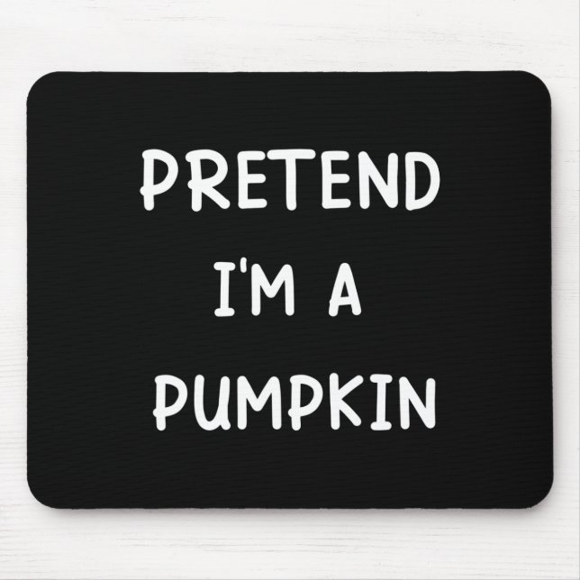 Tapis De Souris Costume d'Halloween Lazy Faire semblant d'être un  (Devant)