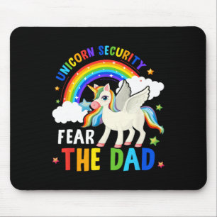 Tapis De Souris Costume Halloween Hommes Unicorne Sécurité Craindr