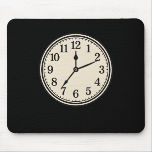 Tapis De Souris Costume Horloge Halloween drôle do-it-yourself fac