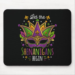 Tapis De Souris Costume Mardi Gras Laissez Les Shenanigans Commenc