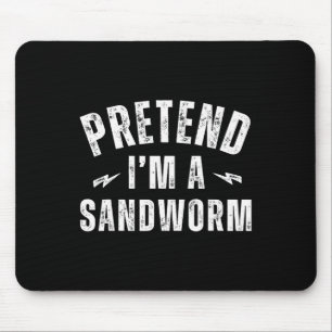 Tapis De Souris Costume rigolote et lazy Dernière minute Prétendre