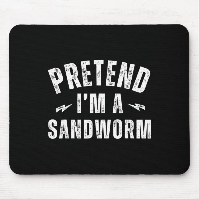 Tapis De Souris Costume rigolote et lazy Dernière minute Prétendre (Devant)