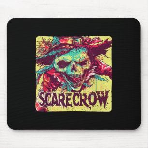 Tapis De Souris Costume Scarecrow Squelette Pour Agriculteur Et Ha