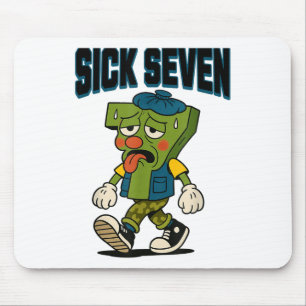 Tapis De Souris Costume Sick Seven 67 Halloween pour tendance popu
