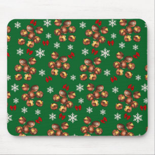 Tapis De Souris Cosy Châtaignes Rôties Et Pneus Hiver