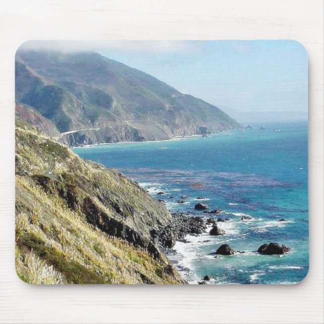 Tapis De Souris Côte 4 de ressacs de plage (Devant)