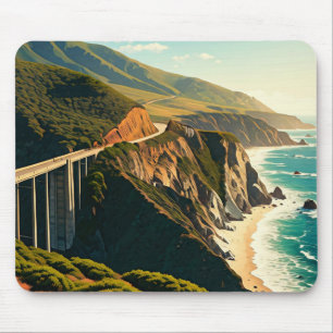 Tapis De Souris Côte centrale de Big Sur Californie