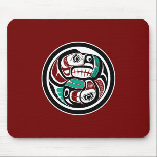 Tapis De Souris Côte du Pacifique Nord-Ouest Otter pourchassant le