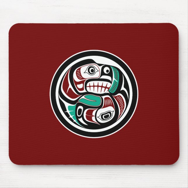 Tapis De Souris Côte du Pacifique Nord-Ouest Otter pourchassant le (Devant)