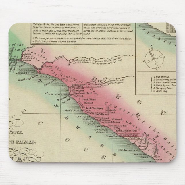 Tapis De Souris Côte Ouest de l'Afrique, de Sierra Leone (Devant)