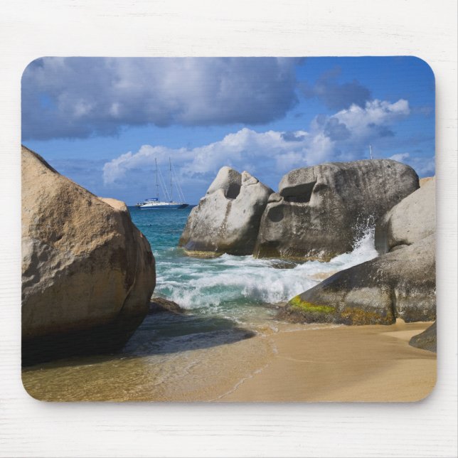 Tapis De Souris Côté plage, Virgin Gorda, Vierge britannique (Devant)