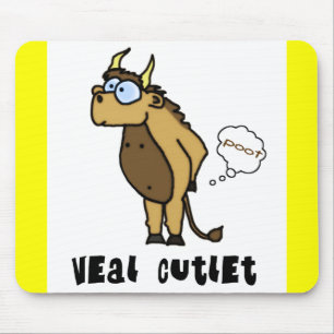 Tapis De Souris Côtelette Mousepad de veau