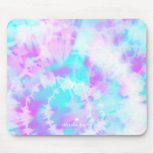 Tapis De Souris Coton Candy Tie Dye Motif Personnalisé