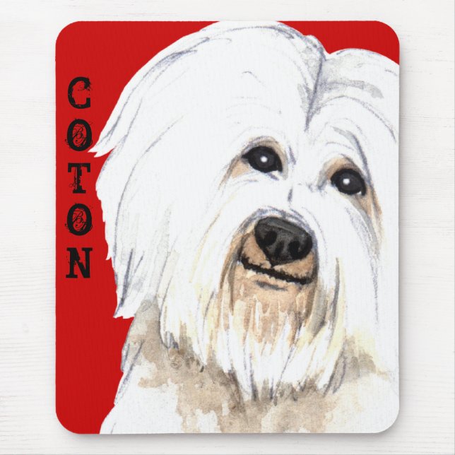 Tapis De Souris Coton Color Block (Devant)