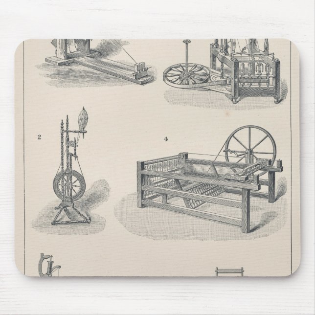 Tapis De Souris Coton tournant I (Devant)