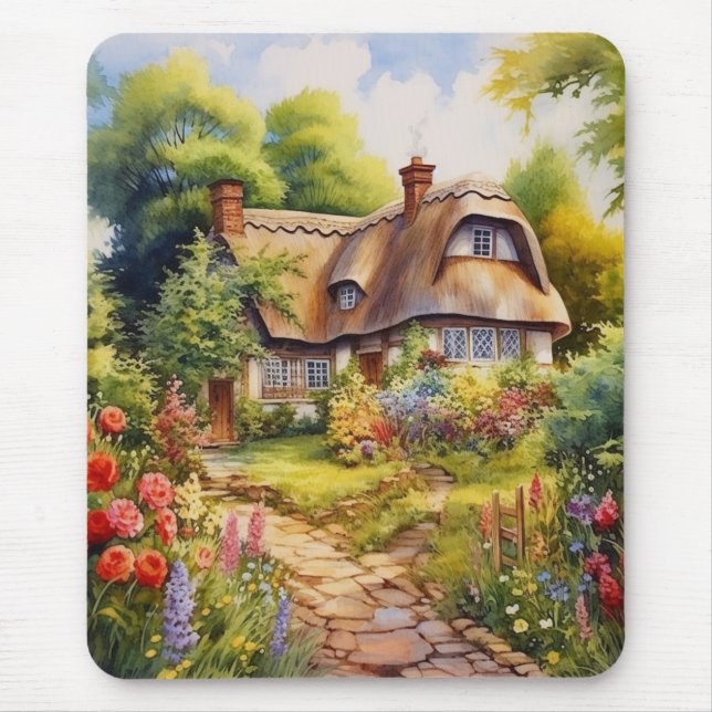 Tapis De Souris Cottage anglais (Devant)