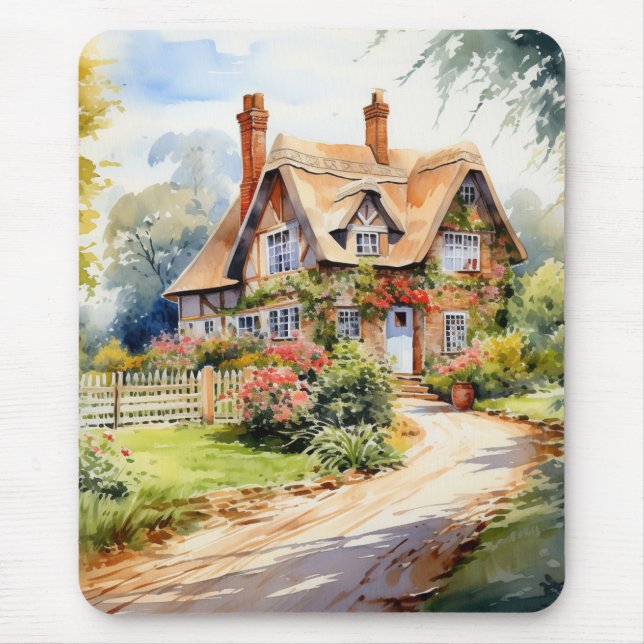 Tapis De Souris Cottage anglais (Devant)