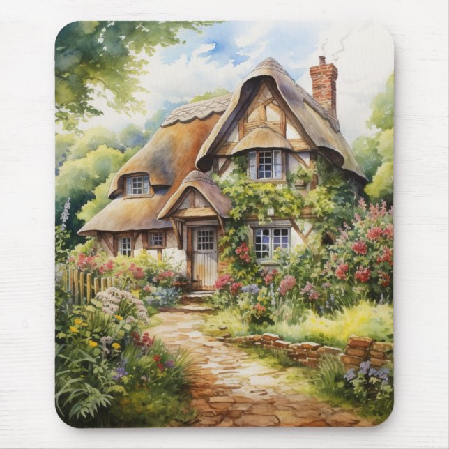 Tapis De Souris Cottage anglais (Devant)