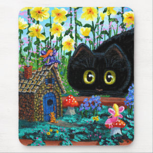 Tapis De Souris Chat Feerique Zazzle Fr Tapis De Souris Chat Feerique Zazzle Fr