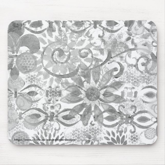 Tapis De Souris Couche sur couche Abstraite (Devant)