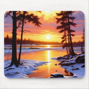 Tapis De Souris coucher de soleil