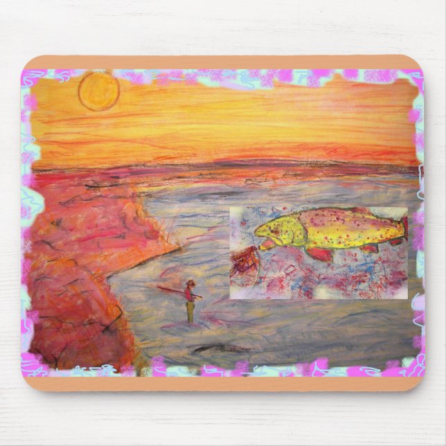 Tapis De Souris coucher de soleil (Devant)