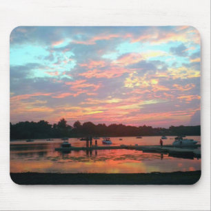 Tapis De Souris Coucher de soleil à l'anse