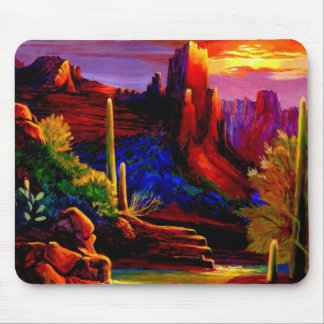 Tapis De Souris Coucher de soleil à Red Rock Mousepads