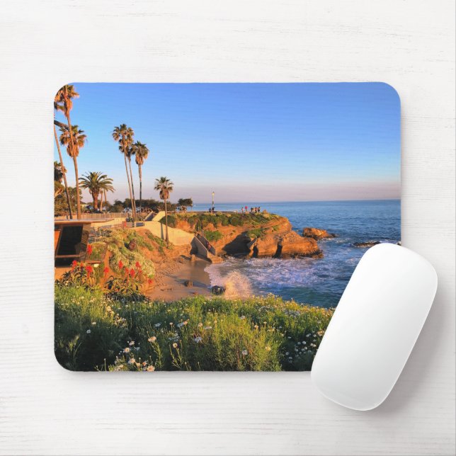 Tapis De Souris Coucher de soleil à San Diego (Avec souris)