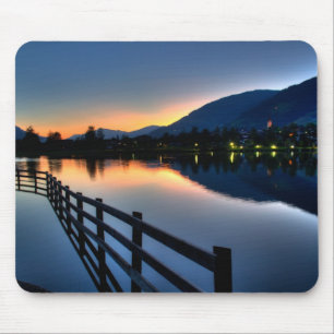 Tapis De Souris Coucher de soleil à Uttendorfer Voir