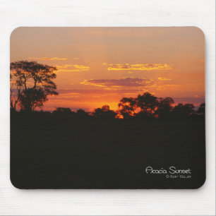 Tapis De Souris Coucher de soleil Acacia