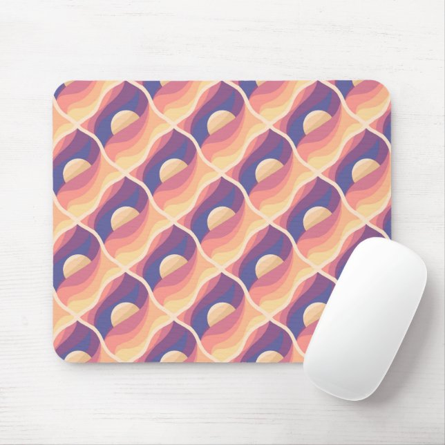Tapis De Souris Coucher de soleil bohème (Avec souris)