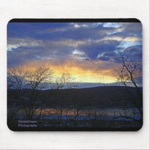 Tapis De Souris Coucher de soleil dans la vallée de l'Hudson