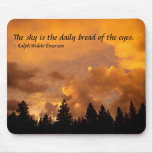 Tapis De Souris Coucher de soleil dans les Sierras - Mousepad