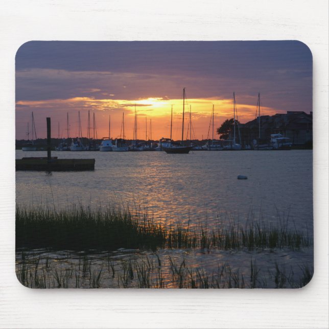 Tapis De Souris Coucher de soleil de Folly River (Devant)