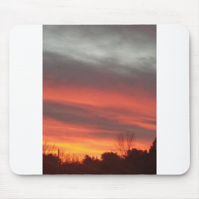 Tapis De Souris Coucher de soleil de Nouvelle-Angleterre (Devant)