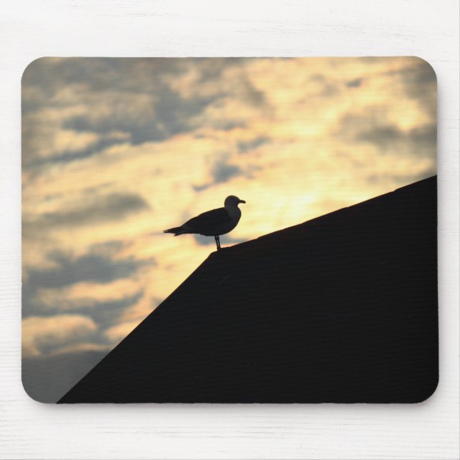 Tapis De Souris Coucher de soleil de Sea Gull (Devant)