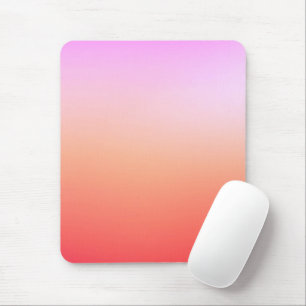 Tapis De Souris Coucher de soleil dégradé pastel radieux