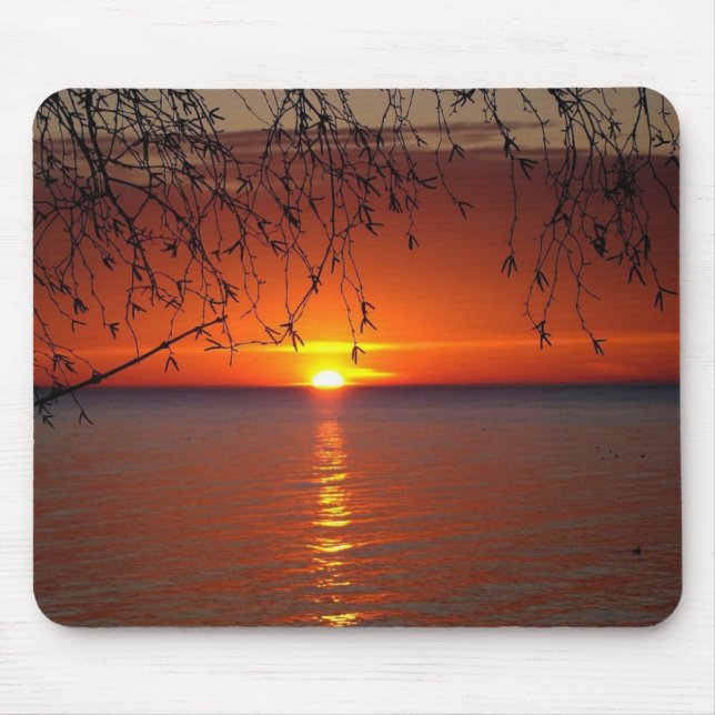 Tapis De Souris Coucher de soleil des Grands Lacs par Bobby Mikul  (Devant)