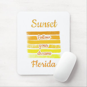 Tapis De Souris Coucher de soleil mignon en Floride