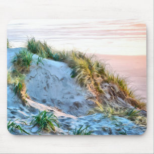 Tapis De Souris Coucher de soleil sur Florence Dunes en Oregon
