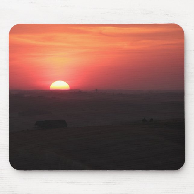Tapis De Souris Coucher de soleil sur la Palouse (Devant)